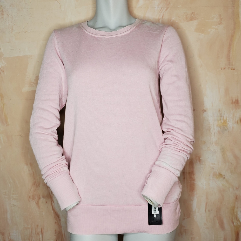 XS Ideology Overlap-Back Burnout Sweatshirt